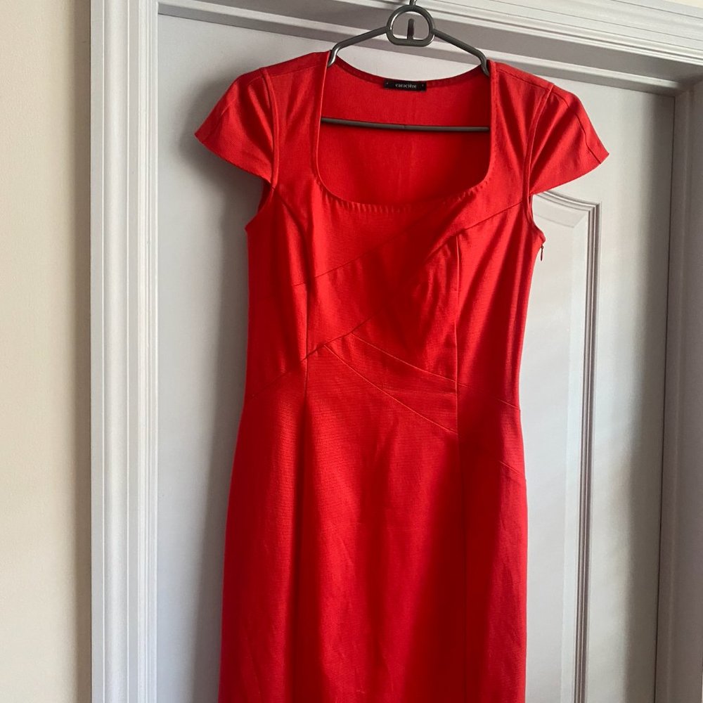 Red Cocktail Dress, size 2 (S)